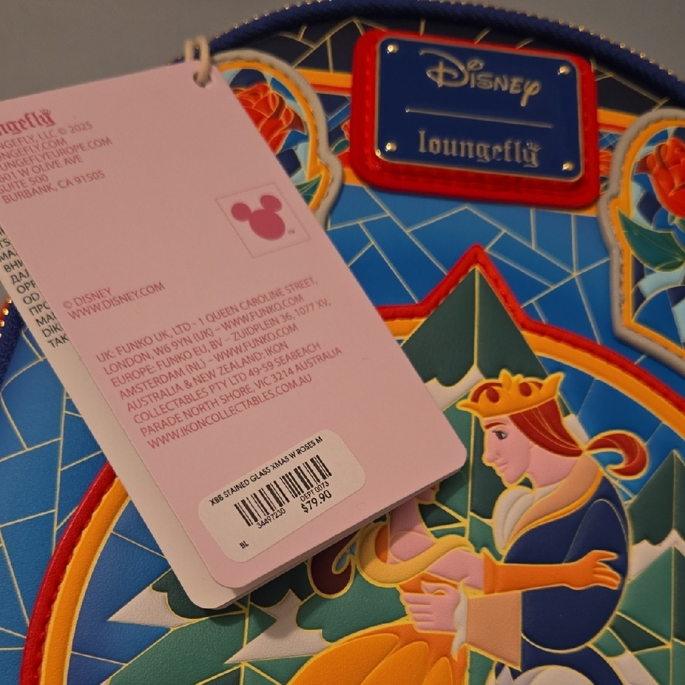 Loungefly Disney Beauty And The Beast Stained Gla… - image 2